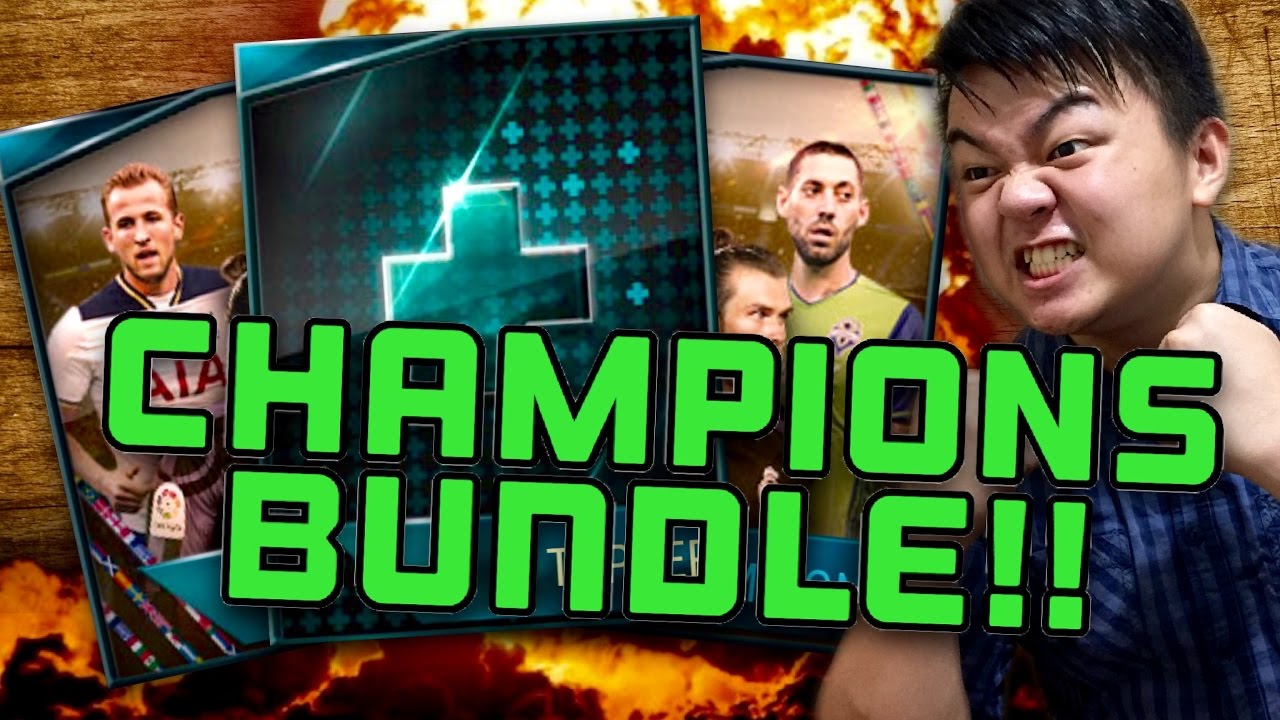CHAMPIONS BUNDLE OPENING!! 4 ELITES PULLED!! UNEXPECTED ENDING!! FIFA MOBILE IOS / ANDROID