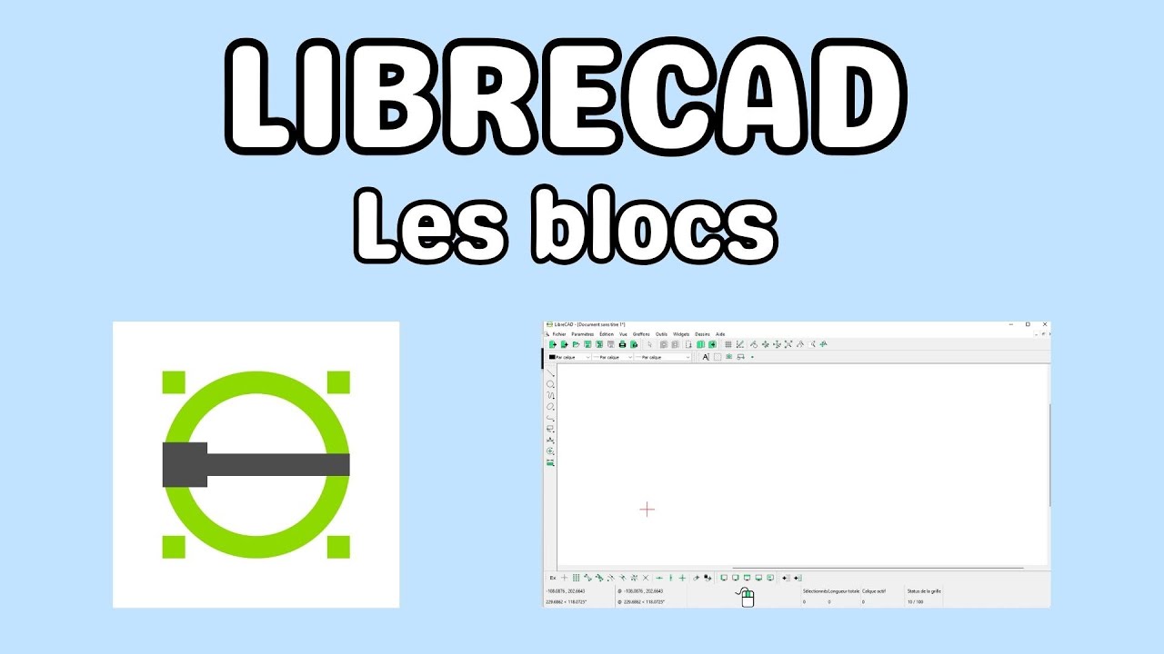 Librecad les blocs