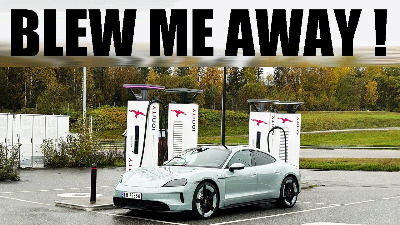 FACELIFT Porsche Taycan 4S | Range Test @120KPH (75MPH) + Charging Test