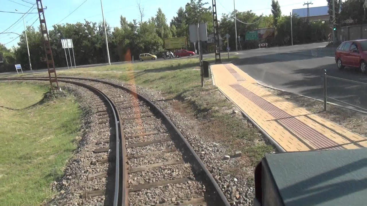 Szeged Tram - Riding a Tatra T6A2H [1080p]