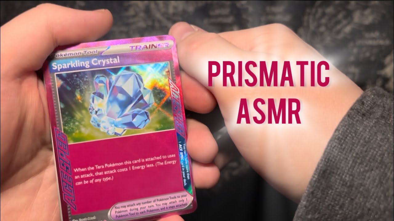 Prismatic Evolution unboxing and giveaway ASMR (giveaway in description) 