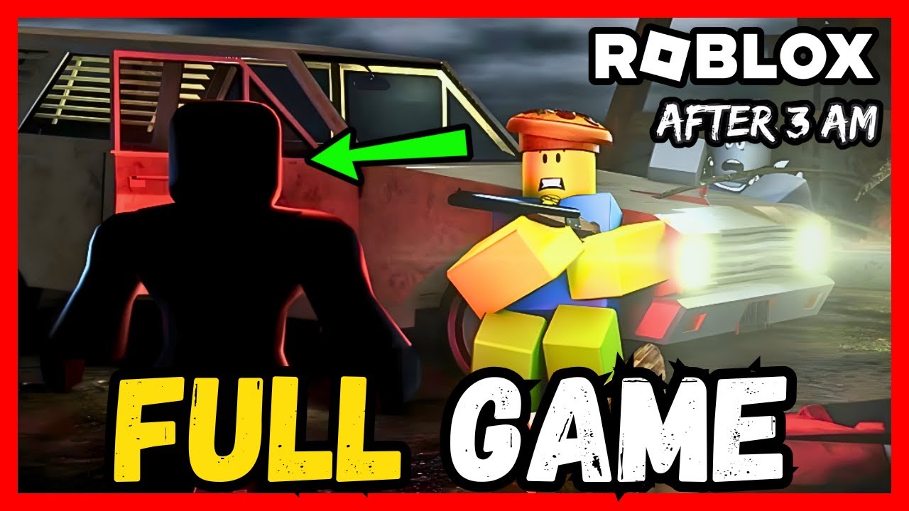 After 3 AM FULL GAME Walkthrough & Ending - ROBLOX [4K60FPS]