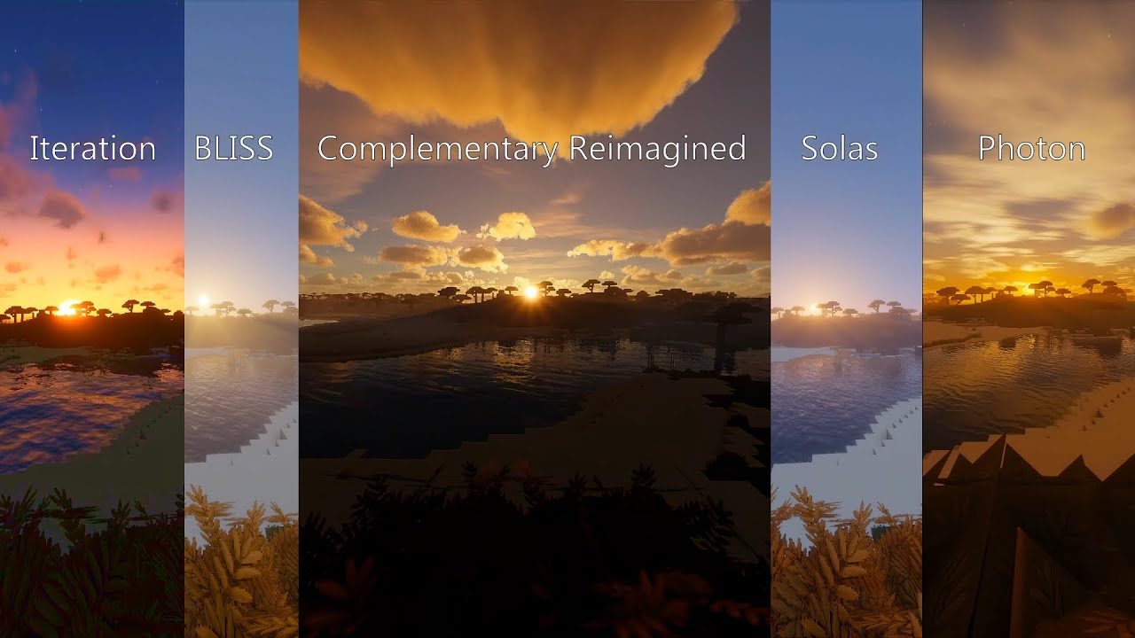 Minecraft Shaders 🌟 Time Lapse Video ✨