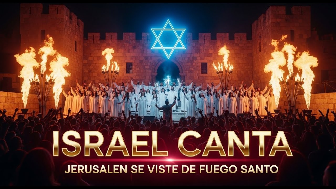 CANTA ISRAEL &ndash; Adoraci&oacute;n Hebrea Eterna | Alegr&iacute;a y Fuego Santo en Jerusal&eacute;n🔥