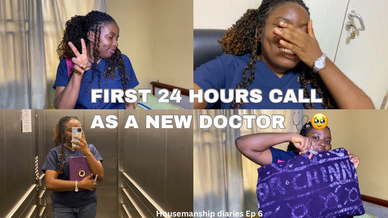 My First 24 hours Call as a New Doctor 😭 | Struggling, Learning & Surviving Housemanship in Nigeria