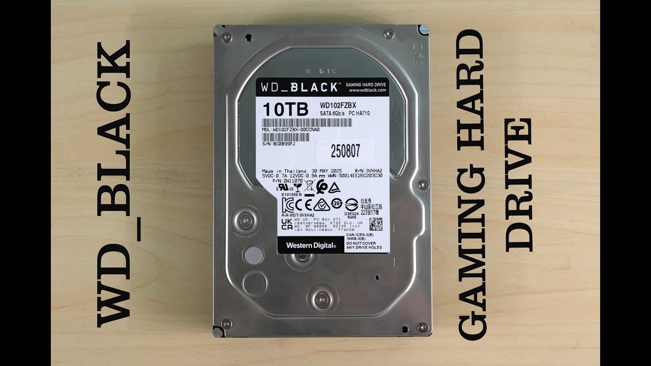 WD Black 10TB Hard Drive Review and Test: The Best HDD for Gaming, Editing, and a Reliable SATA H...