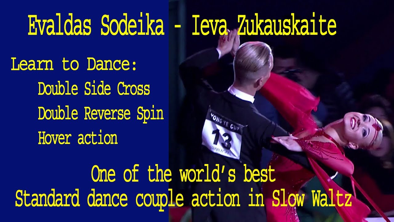 How to dance Waltz Double side cross-Double reverse spin by Evaldas Sodeika - Ieva Zukauskaite