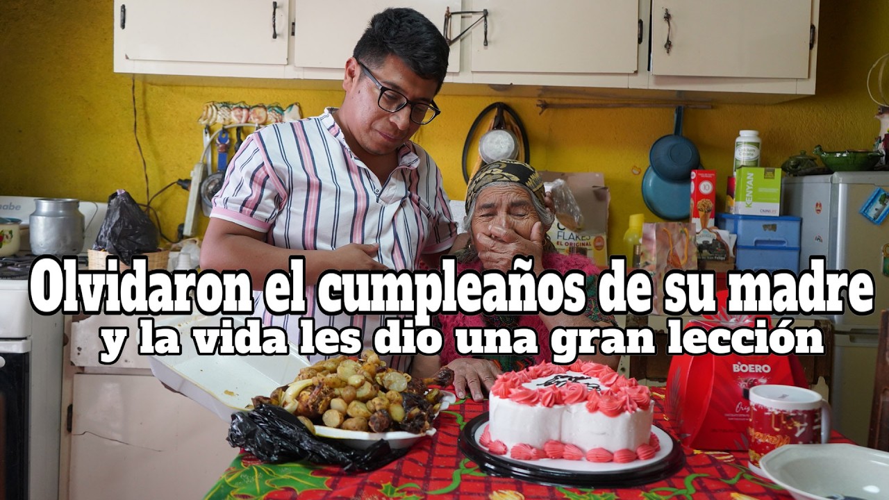 Olvidaron el cumpleaños de su madre y la vida les dio una gran lección