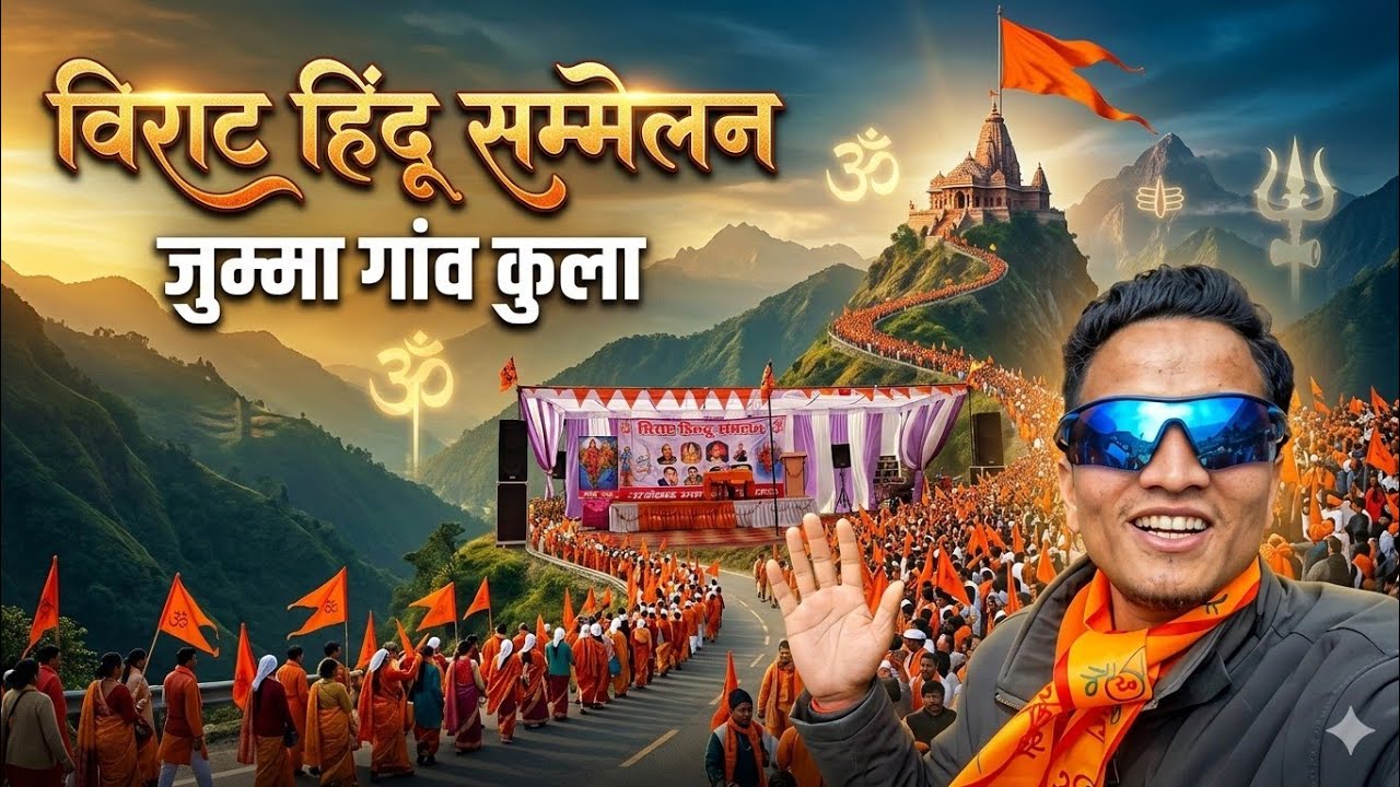 हमारी संस्कृति हमारी सभ्यता हमारा धर्म || Virat Hindu Sammelan Kula Jumma छोलिया नृत्य की धूम