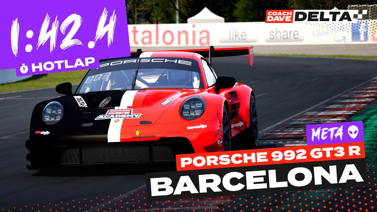 ACC Onboard Lap: Porsche 992 GT3 R at Barcelona CDA M