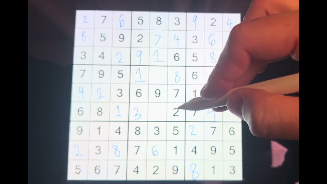 ASMR Playing Sudoku (Inaudible whispering in Japanese, wet clicky mouth sounds) ✏️ Ep 2