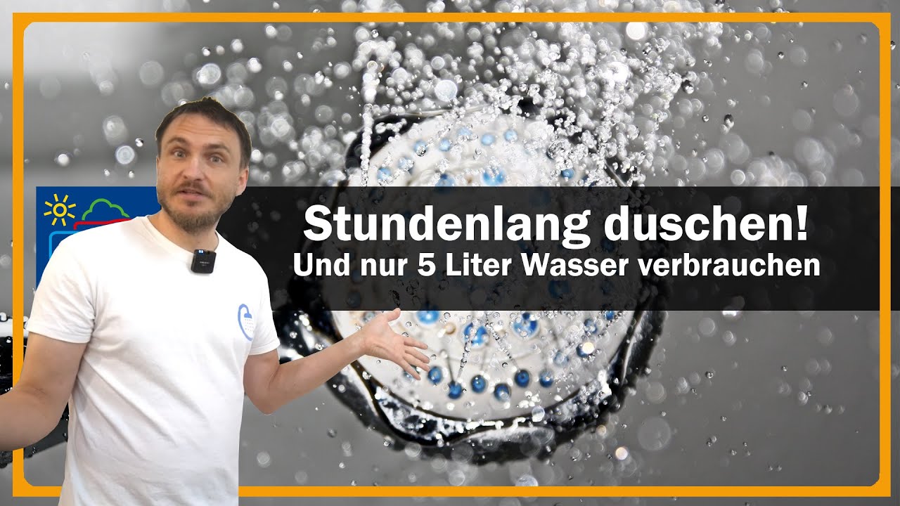 ♻️Kreislaufdusche nachr&uuml;stbar &ndash; ein Wasser-Recyclingsystem f&uuml;r die Dusche 🚿Im Bus duschen ohne Limit