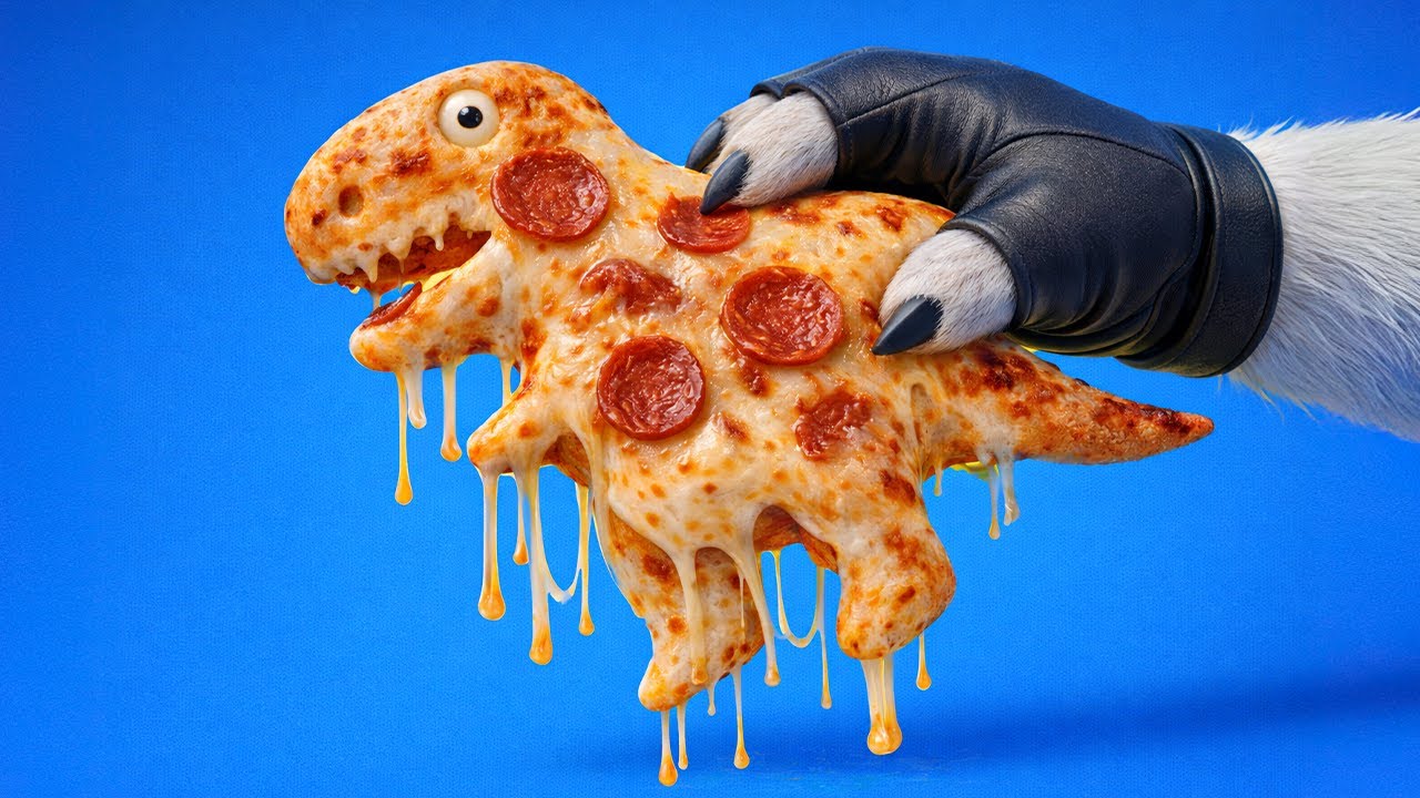 PIZZA DINOSAUR 🦖🍕 | LiPS BAND