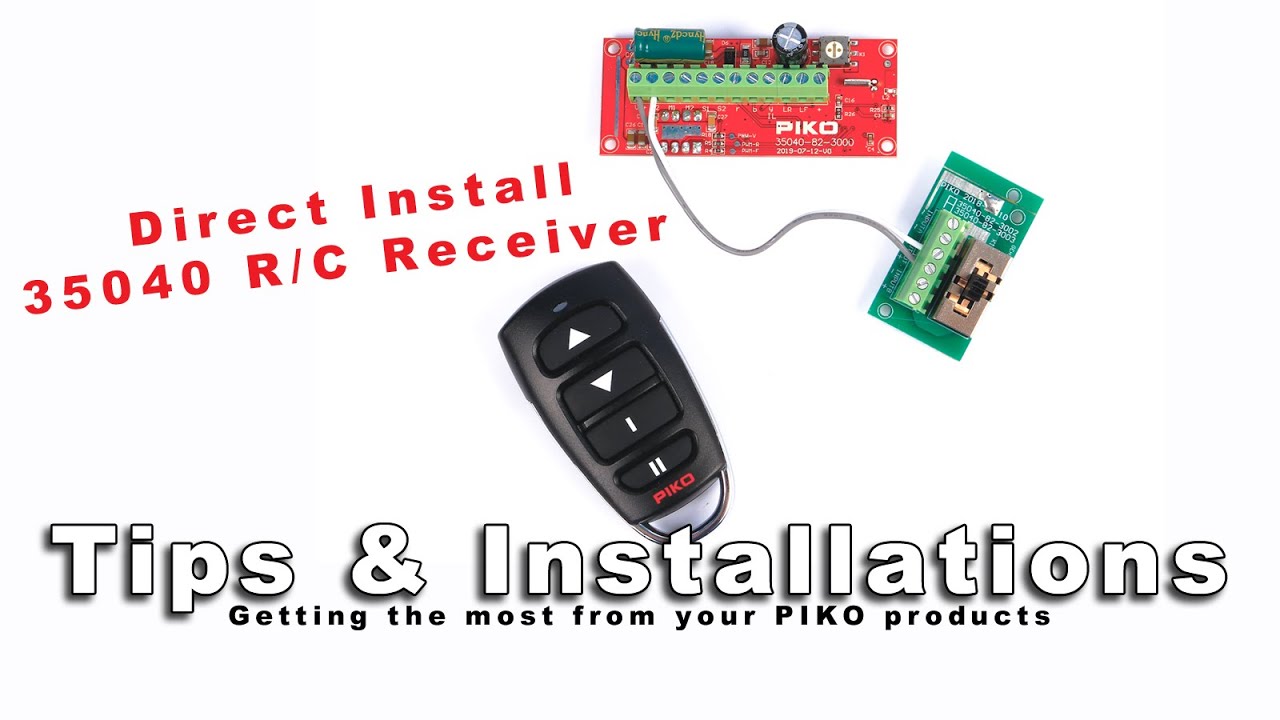 35040 R/C Receiver Direct Installation