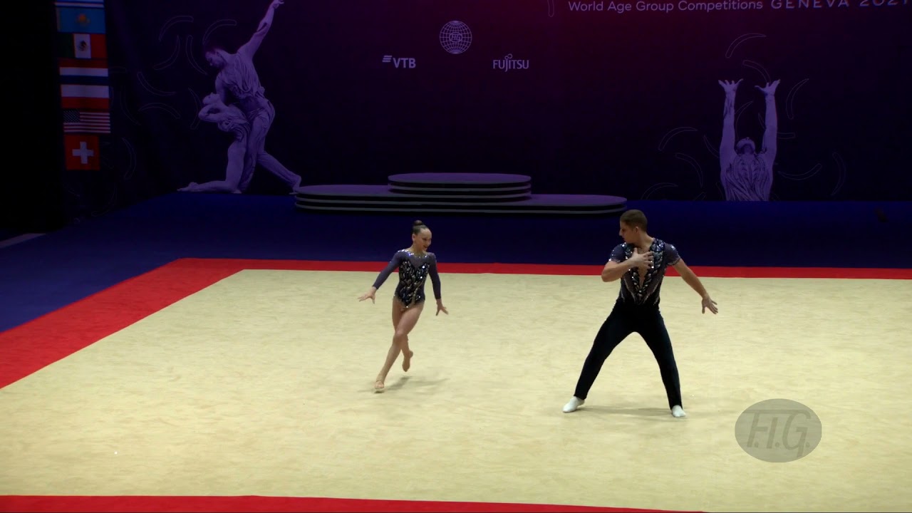 Israel (ISR) - 2021 Acrobatic Worlds, Geneva (SUI) Balance  Mixed Pair