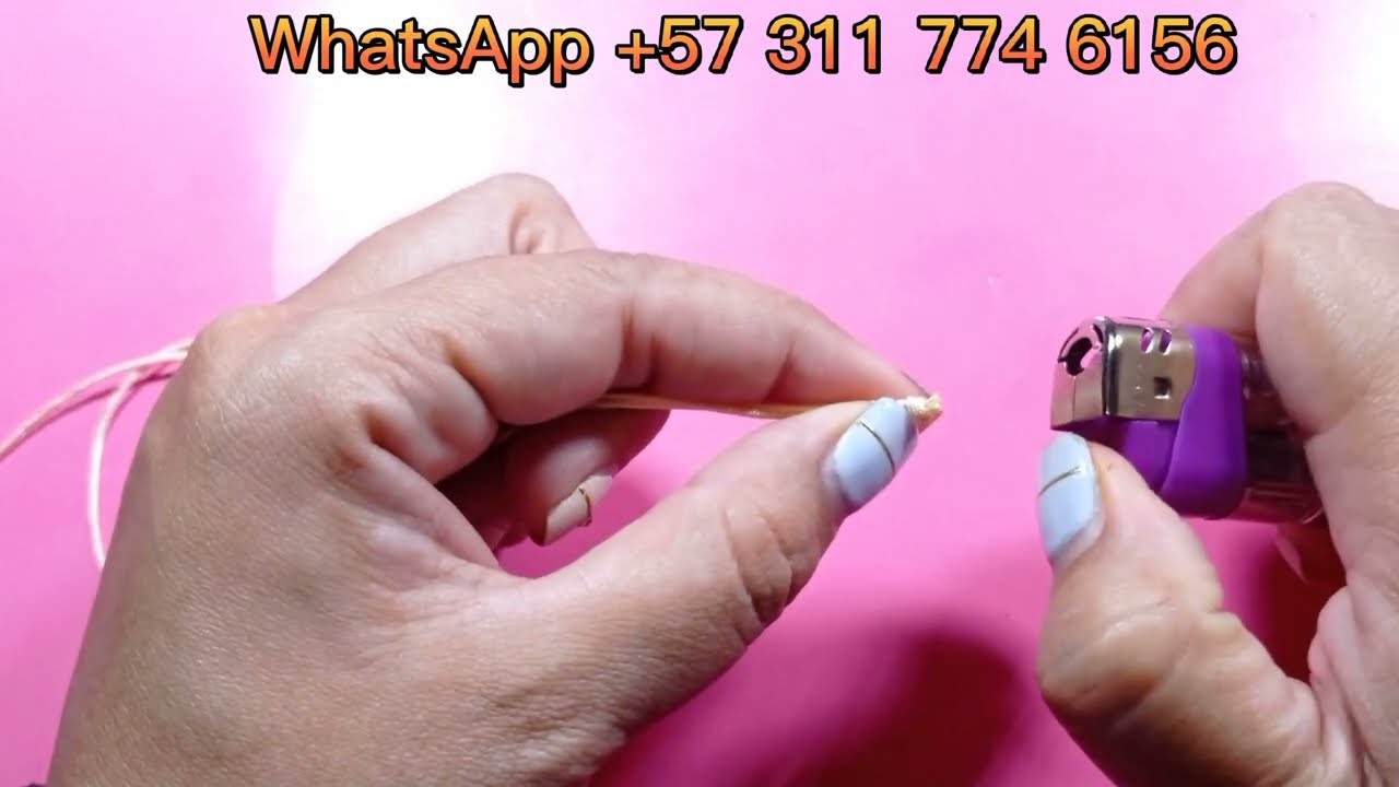 Como hacer Pulsera nudo entorchado f&aacute;cil