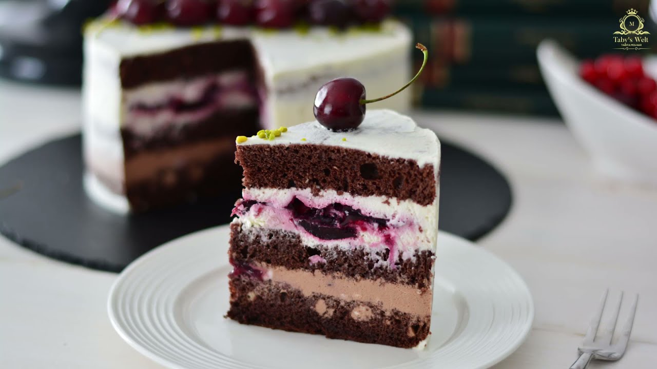 Tort cu cirese si ciocolata 🍒 reteta pas cu pas | Taby's Welt