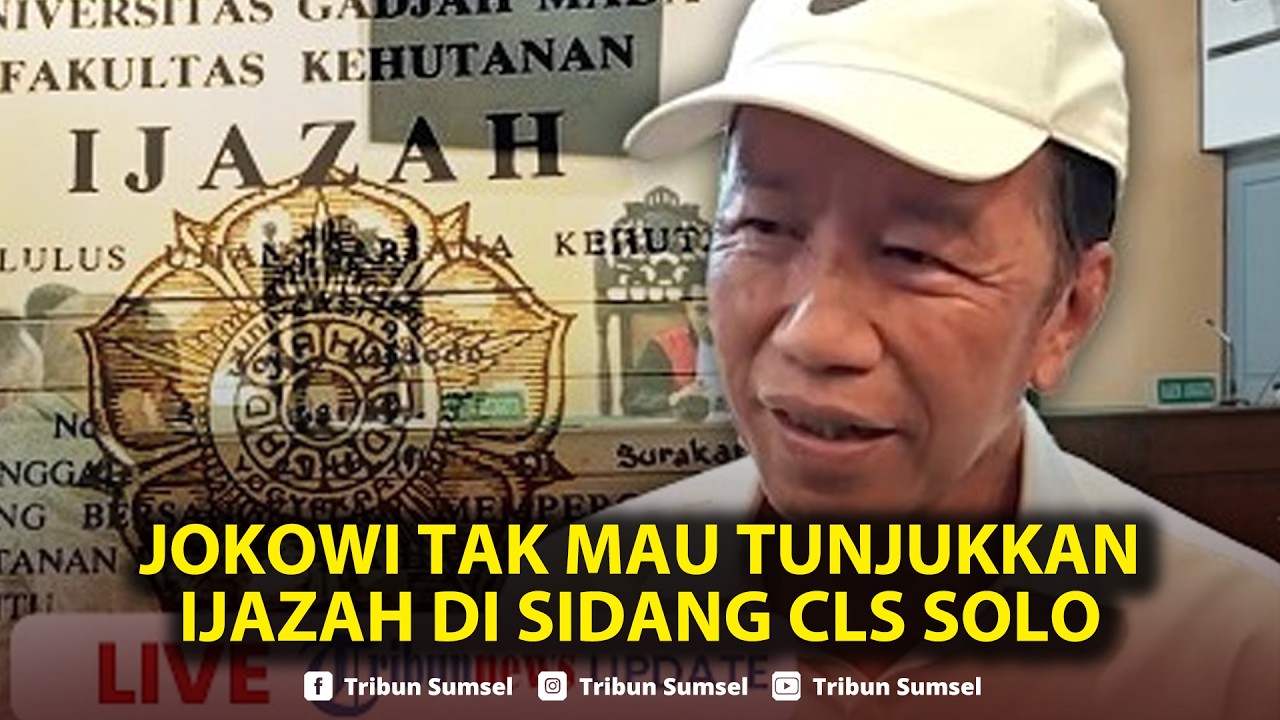 🔴Jokowi Tak Mau Tunjukkan Ijazah di Sidang CLS Solo, Kuasa Hukum Sebut Bukan Perbuatan Melawan Hukum