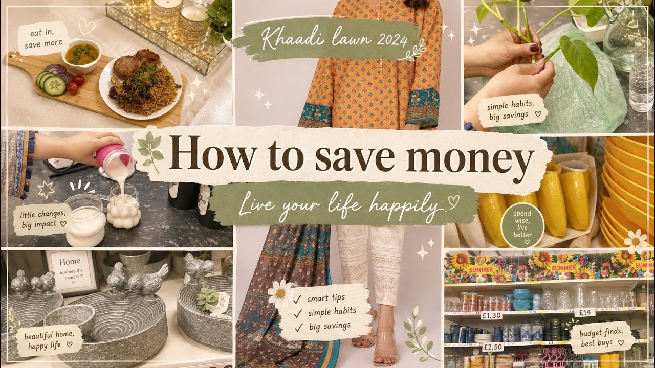 How to save money|| money saving tips for housewives || khaadi lawn 2024|| motivational vlog