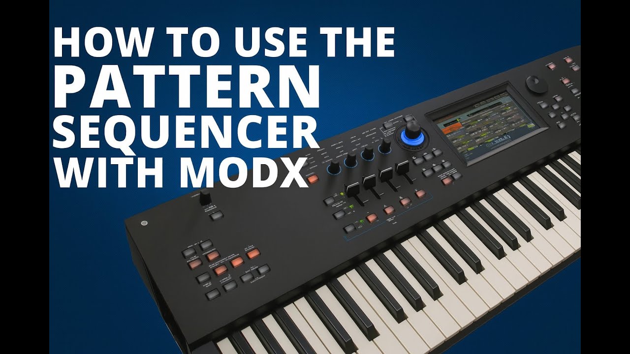 How to use the pattern - sequencer with yamaha modx
