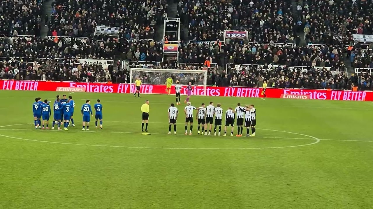 Newcastle United v Bournemouth penalty shootout gallagte view.  
