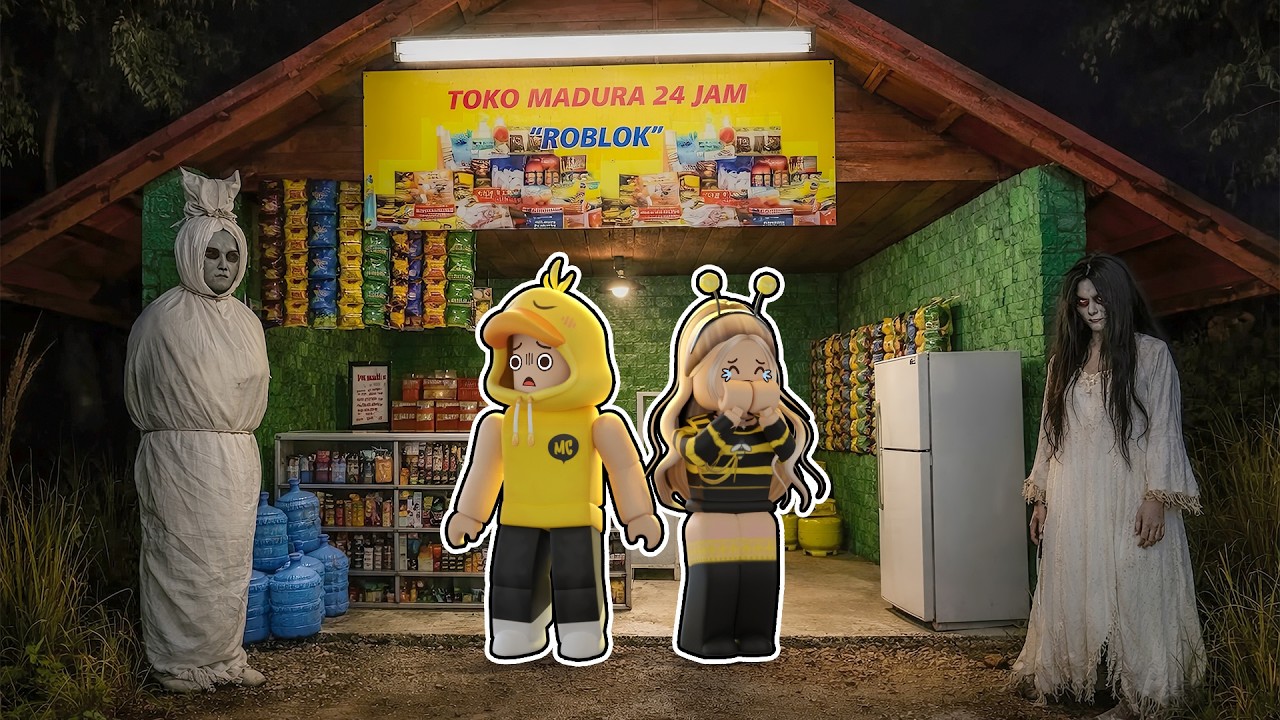 MISTER CEMPRENG hampir kesurupan jaga warung madura bersama BBIBBI | The Madura Shift 7 Days HORROR
