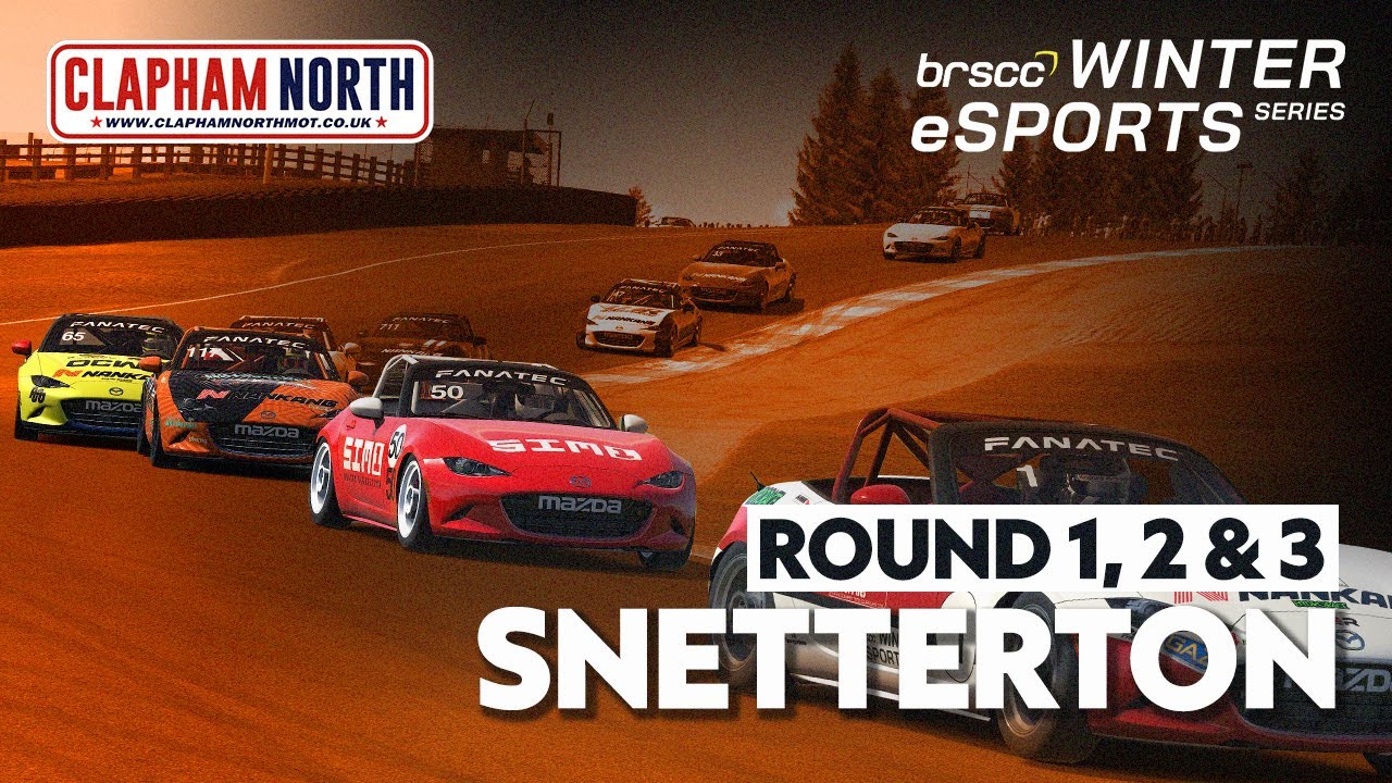 2026 Clapham North BRSCC Winter eSports Series | Rounds 1, 2 & 3 at Snetterton