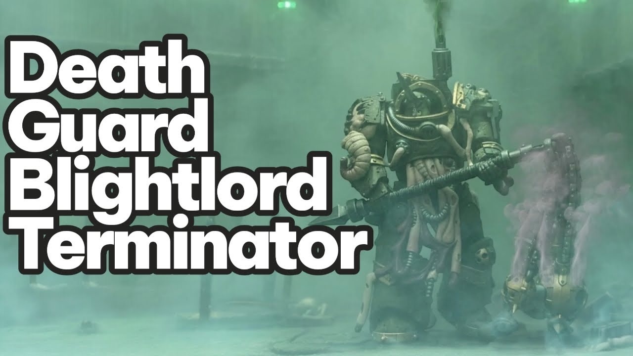 JoyToy Warhammer 40K Death Guard Blightlord Terminator.