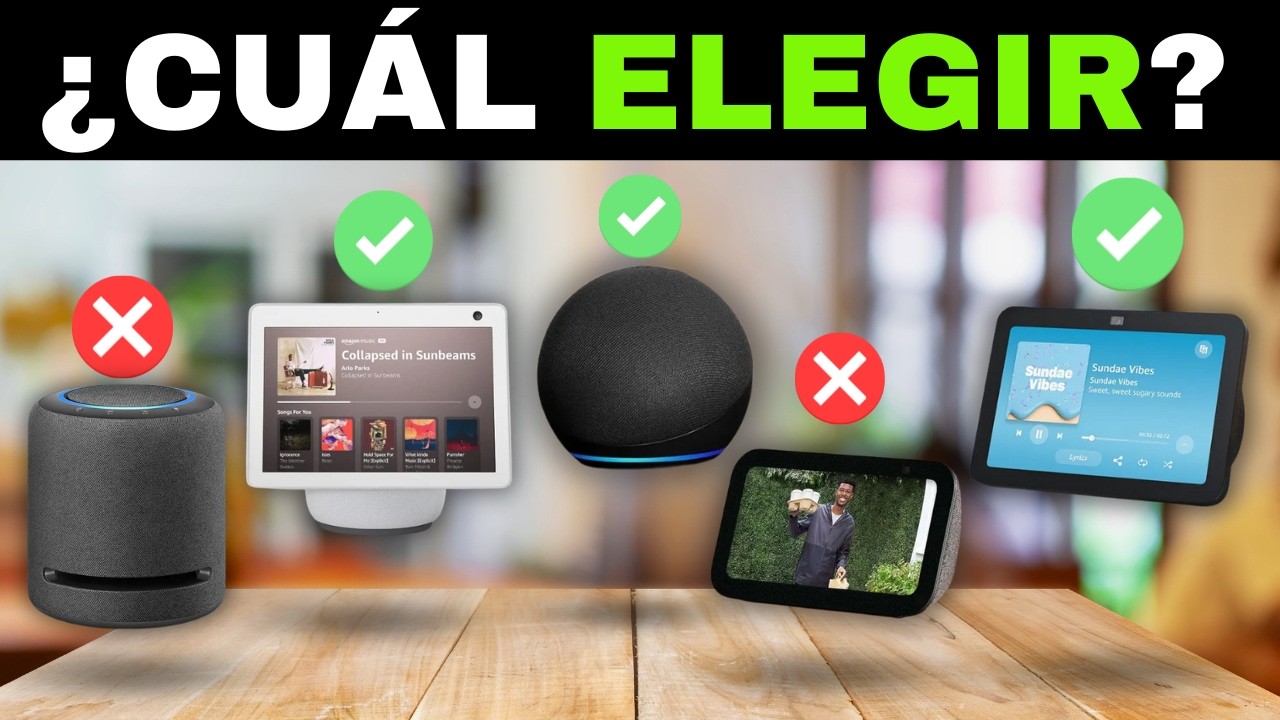 ✅ ¿QUÉ ALEXA COMPRAR EN 2026? 🔊 10 Mejores Altavoces Inteligentes Alexa Echo [Dot, Show, Studio...]