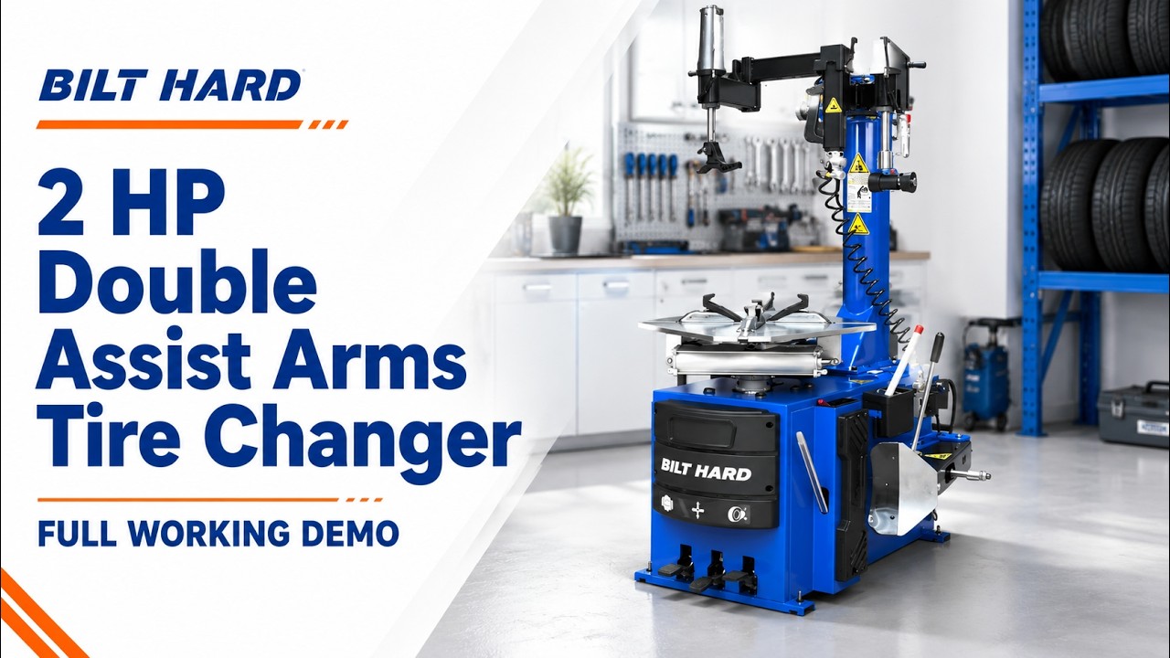 BILT HARD 2 HP Double Assist Arms Tire Changer Wheel Changer