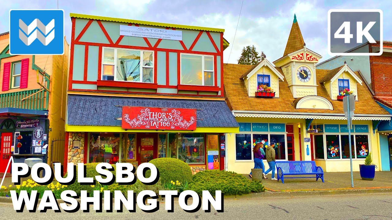 [4K] Downtown Poulsbo 