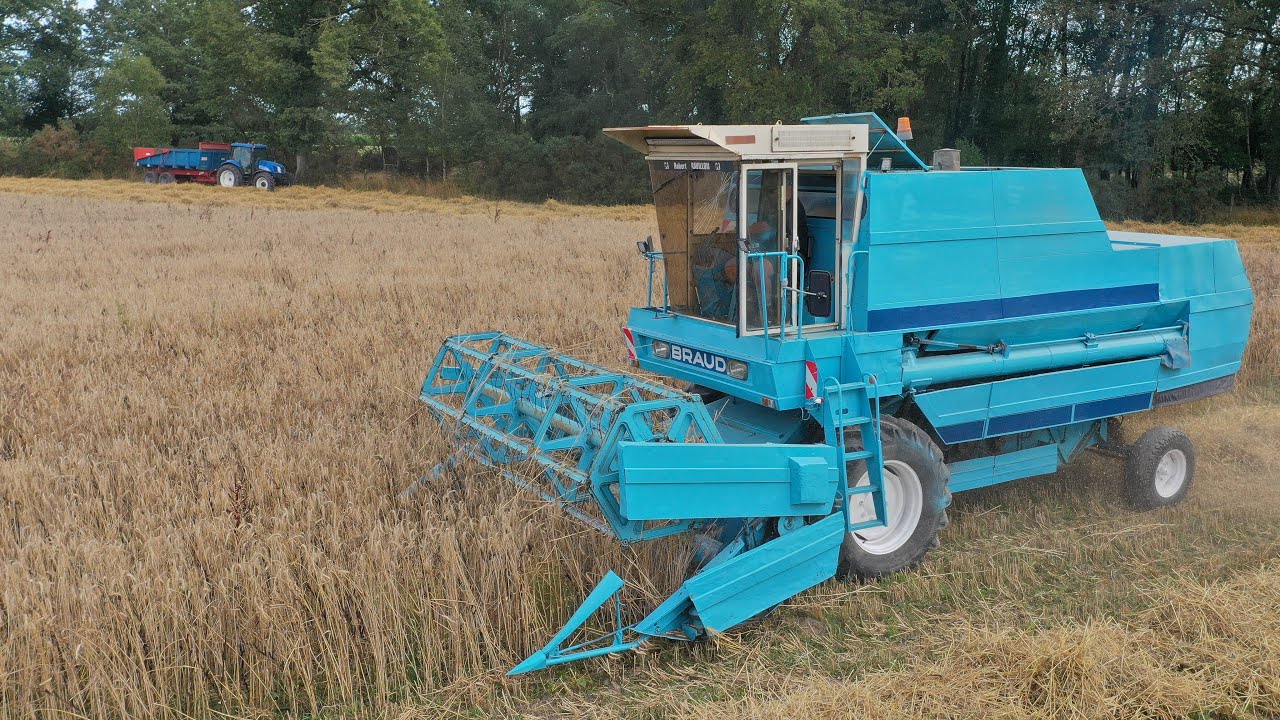 Moisson  🌾/ BRAUD 650 / NEW HOLLAND TS 100 🔵🟡