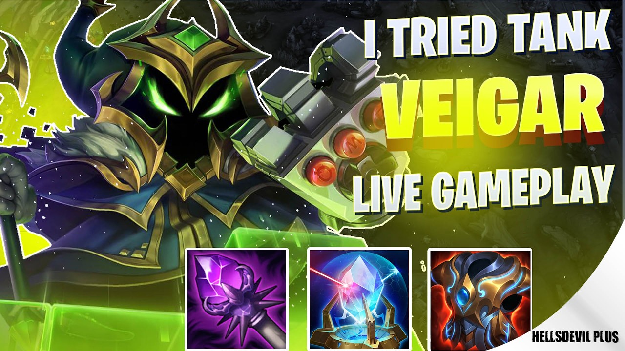 Я снова попробовал танкового Вейгара (1300 AP!) - Геймплей Wild Rift HellsDevil Plus