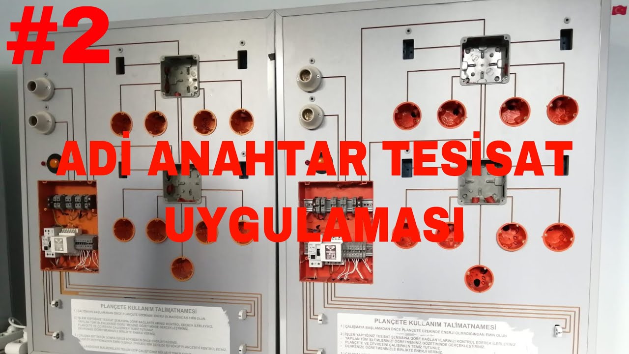 ADİ ANAHTAR TESİSATI UYGULAMASI #2