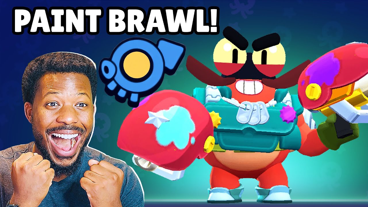 NEW PAINT BRAWL GAMEMODE! | Brawl Stars!