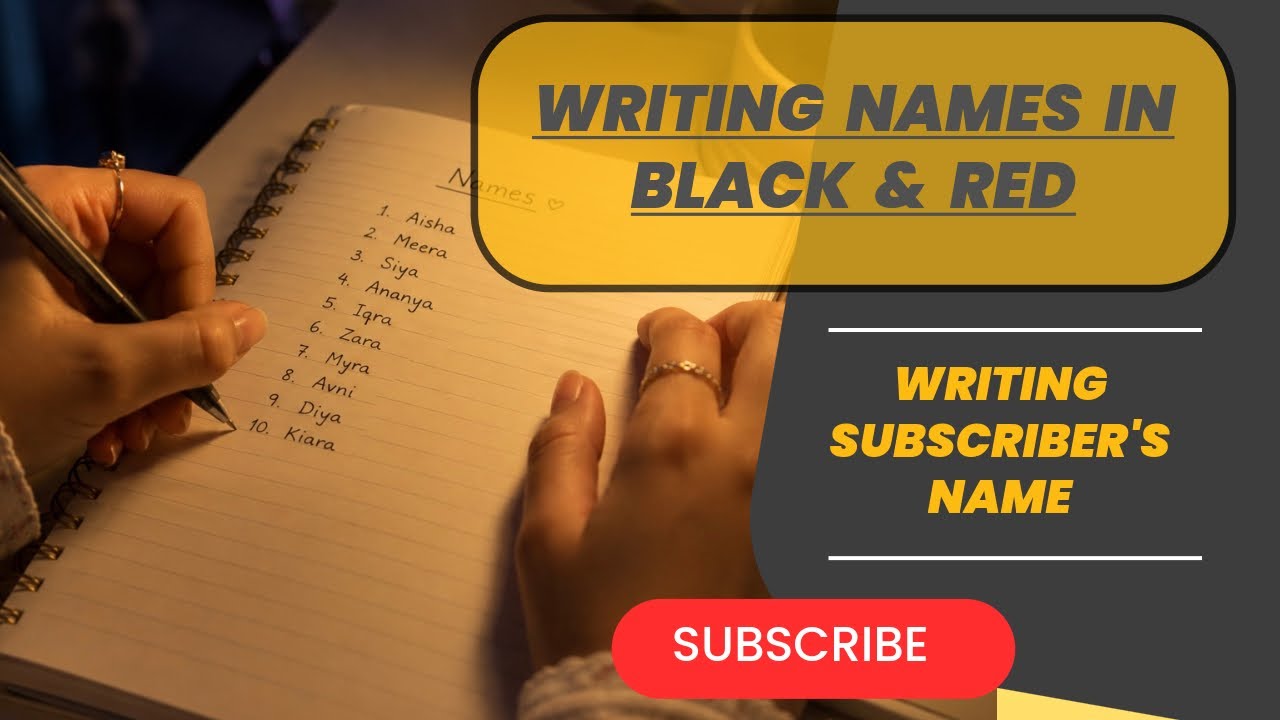 ✍🏻writing your name!! Live 🔴