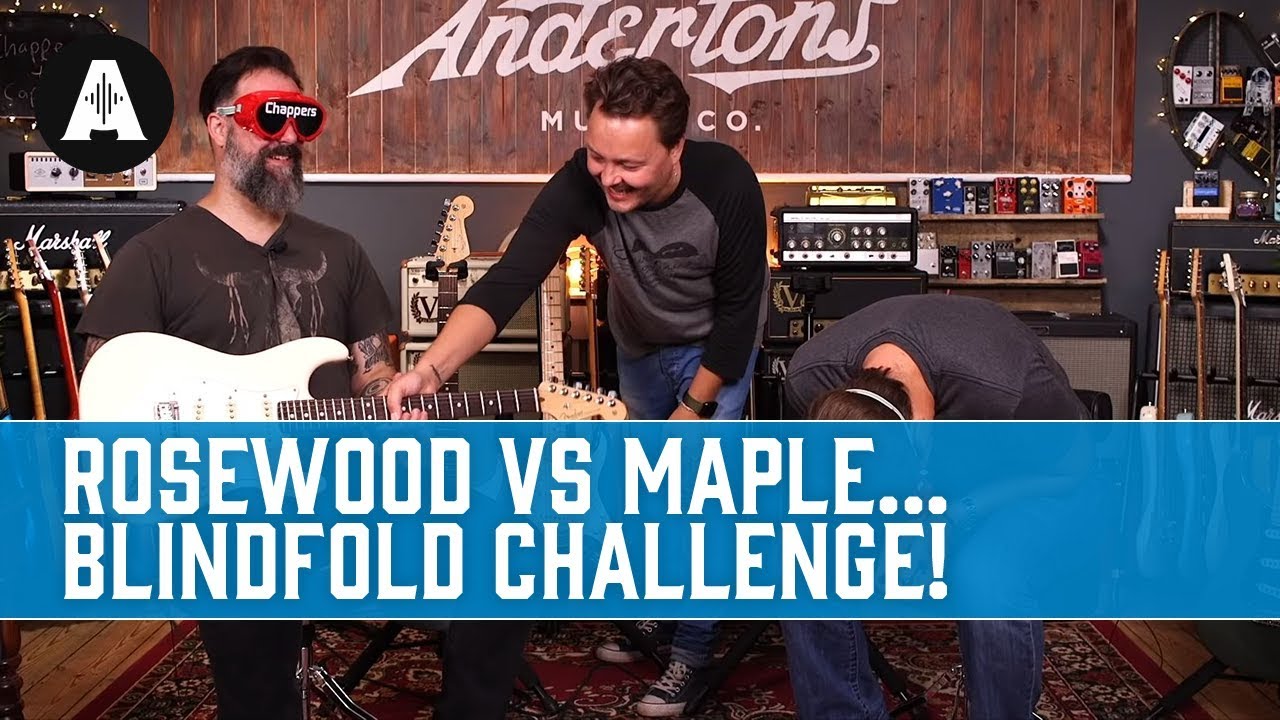 Rosewood vs Maple - Tonewood Blindfold Challenge!