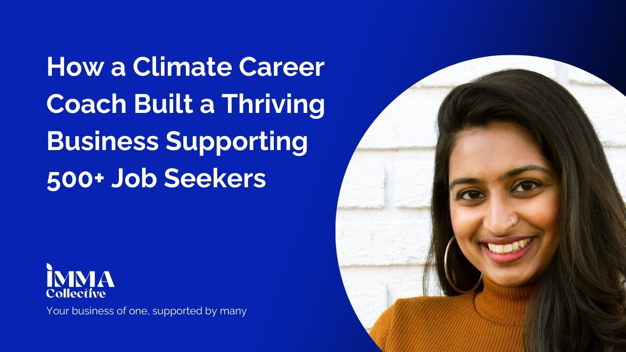 How a Climate Career Coach Built a Thriving Business Supporting 500+ Job Seekers
