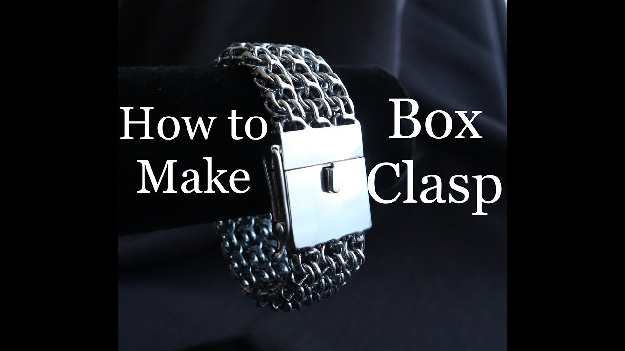 How it's made - Handmade Silver Box Clasp Tutorial Замок Коробочка