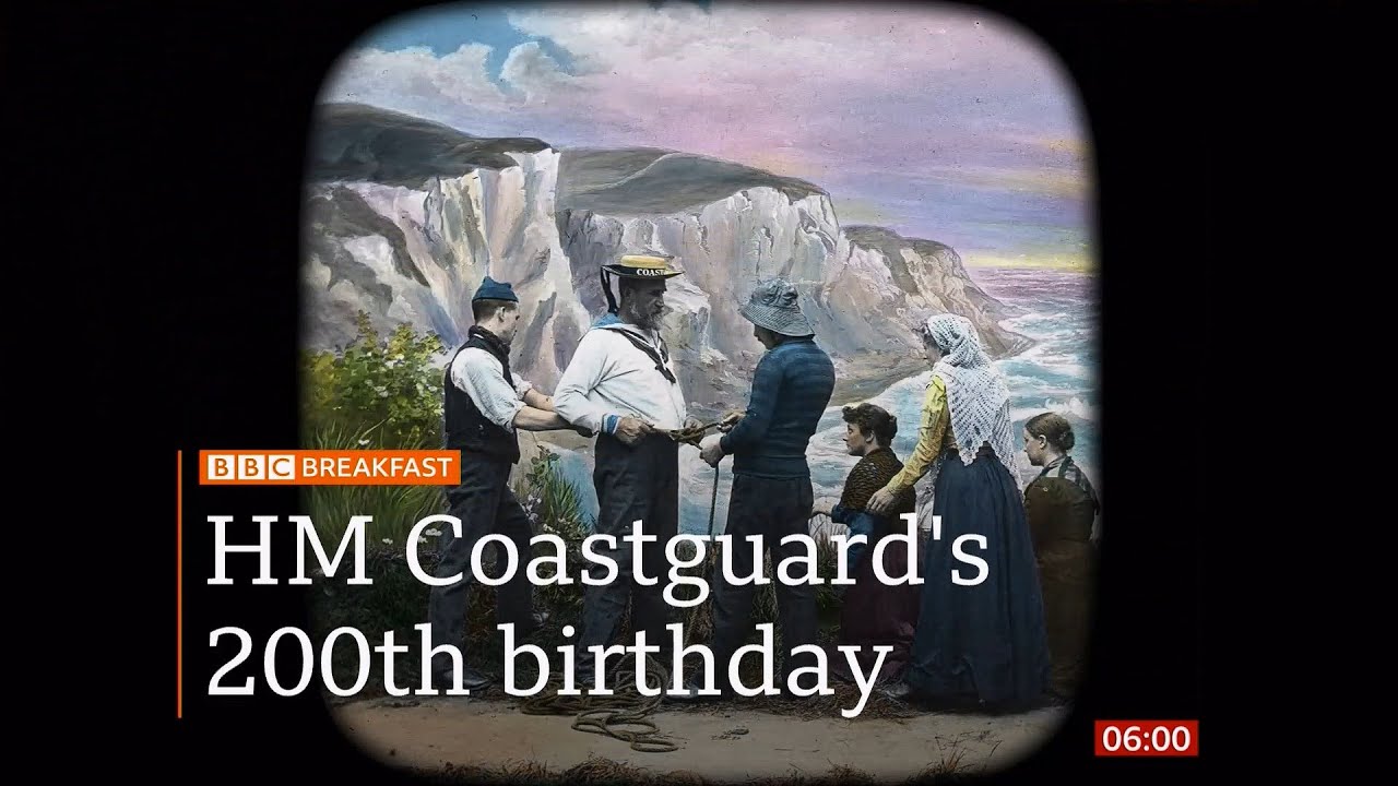 Keeping you safe at the coast for 200 years: HM Coastguard (UK) - BBC News - 15th January 2022