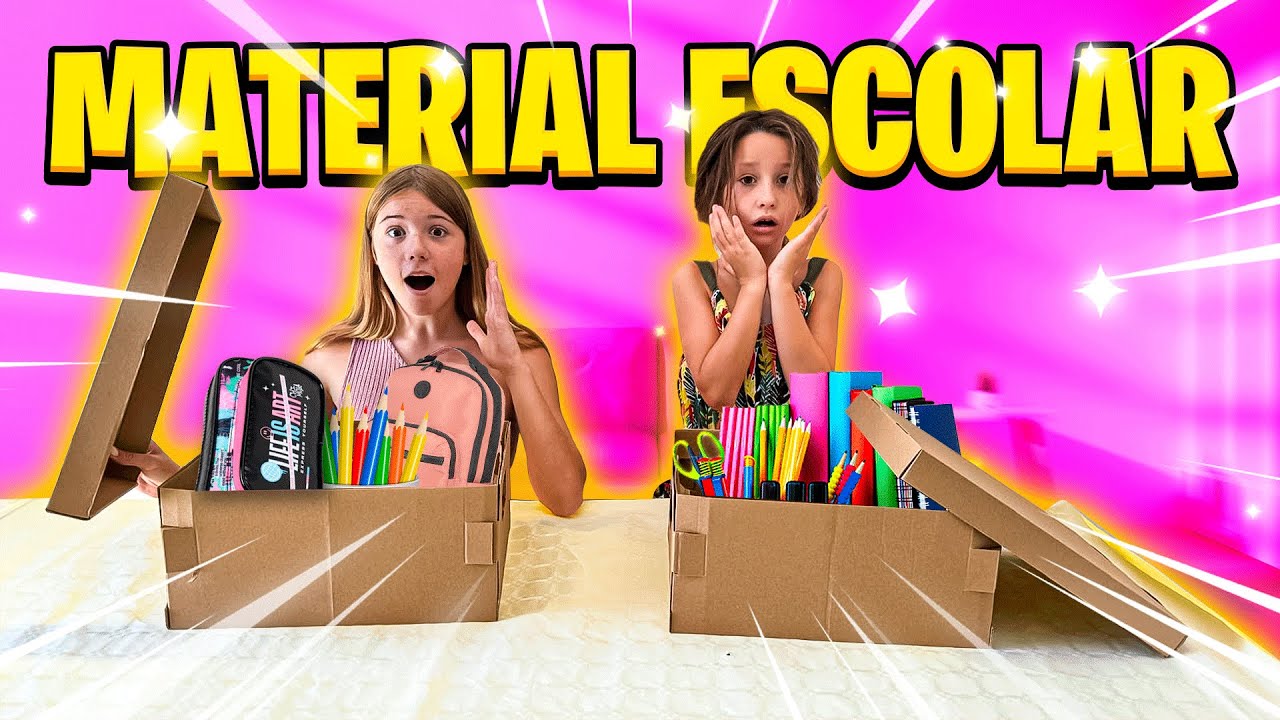 BUSCANDO EL MEJOR MATERIAL ESCOLAR! RETO UTILES ESCOLARES DANIELA VS MARTINA