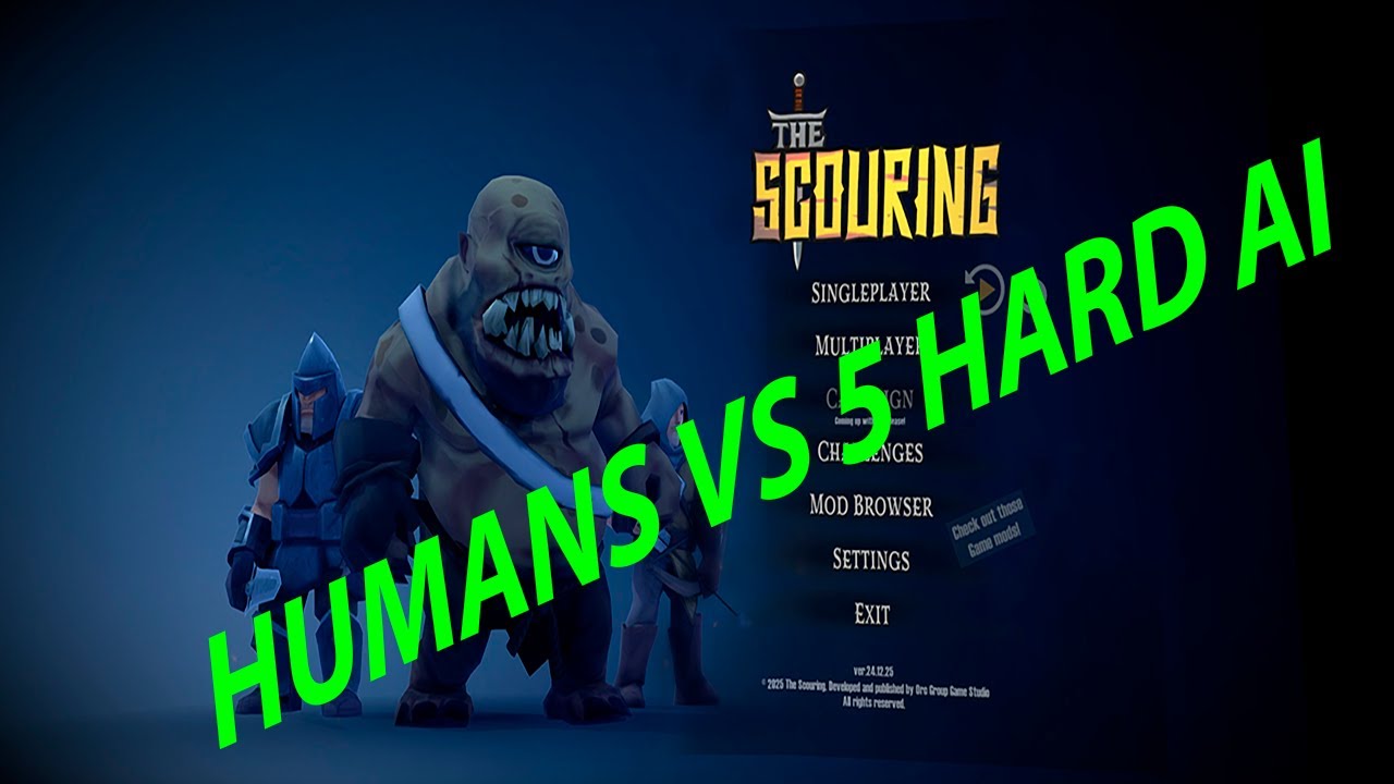 RTS Enjoyer Plays The Scouring EA | Humans VS 5 Hard AI