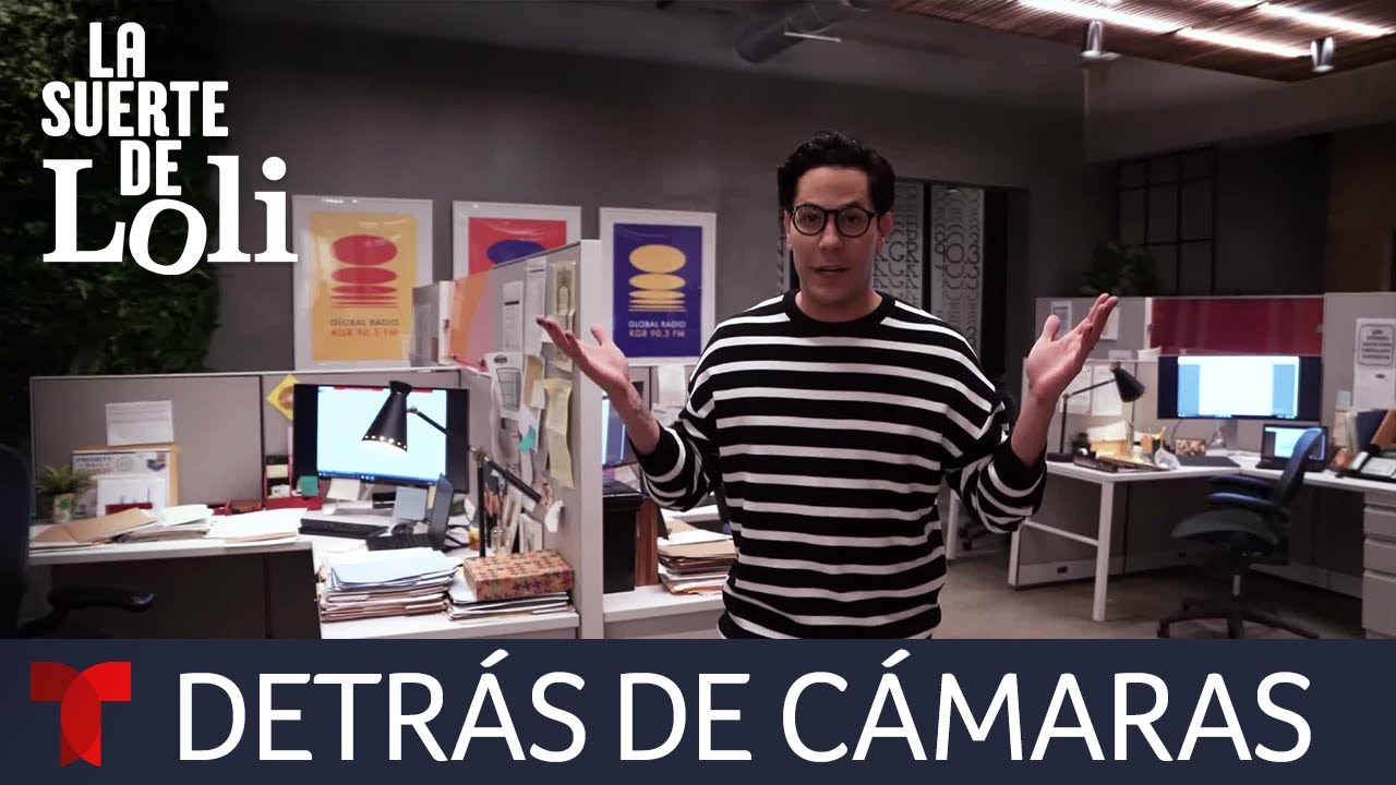 La Suerte de Loli | Tour de los sets de grabación con Christian Chávez | Telemundo