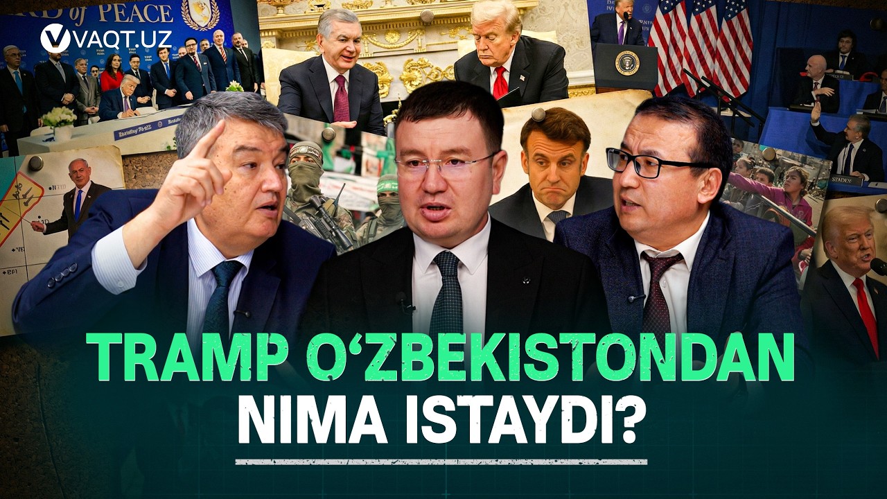 Tramp Mirziyoyevdan nima istayapti?