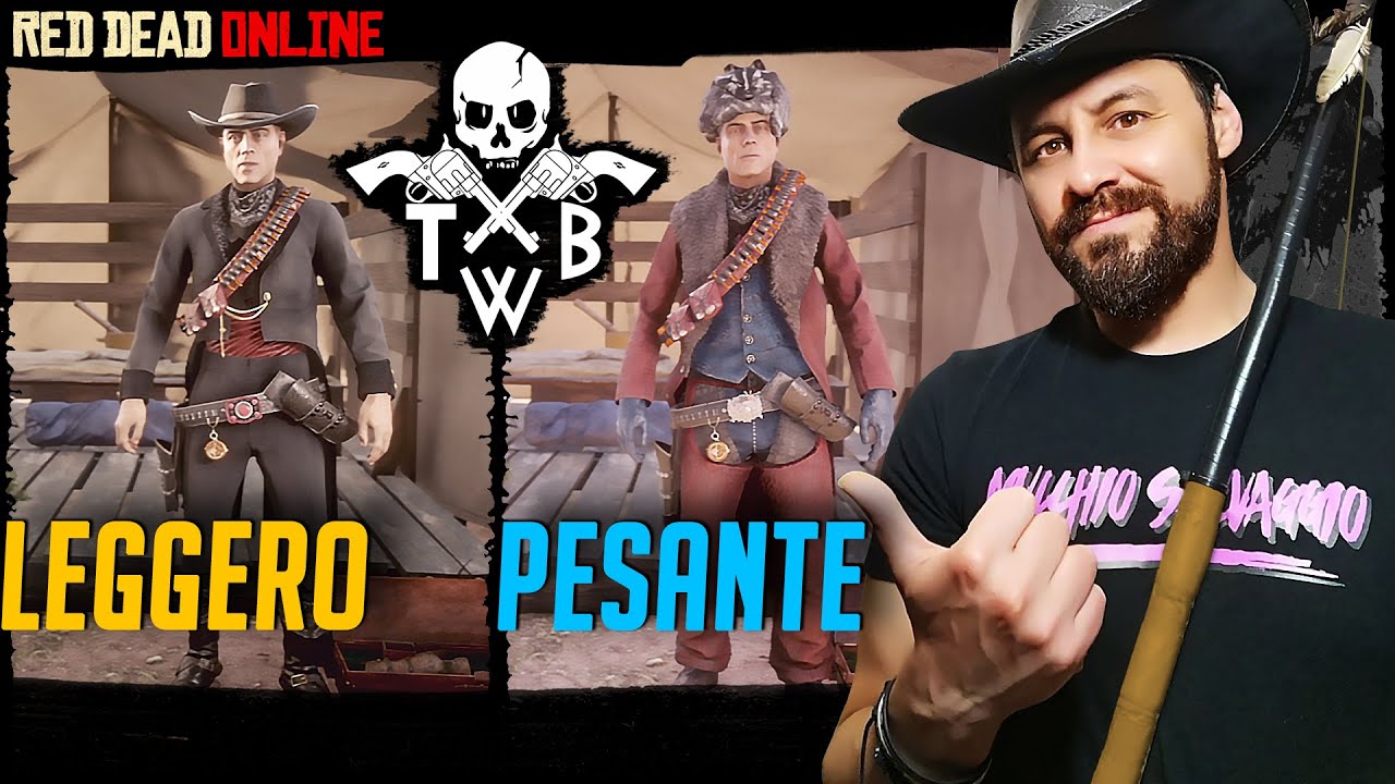 RED DEAD ONLINE LE DIVISE DEL MUCCHIO LEGGERO E PESANTE