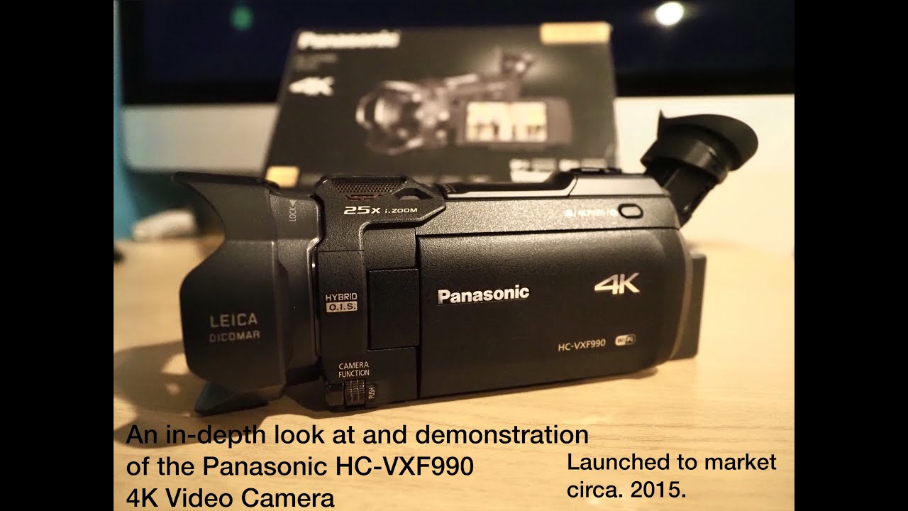 Panasonic HC-VXF990. Видеокамера 4K Ultra HD.