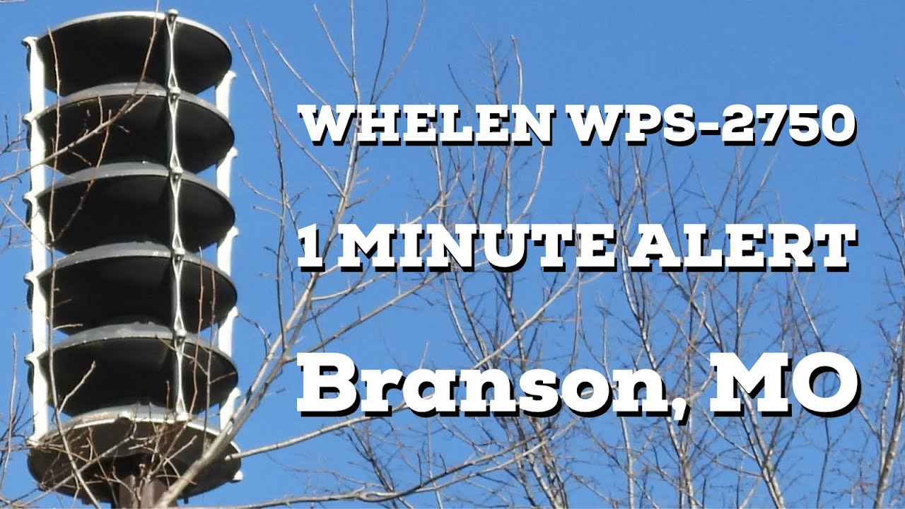 (Analog) Whelen WPS-2750 | 1 Min. Alert | Branson, Missouri | 2/11/26
