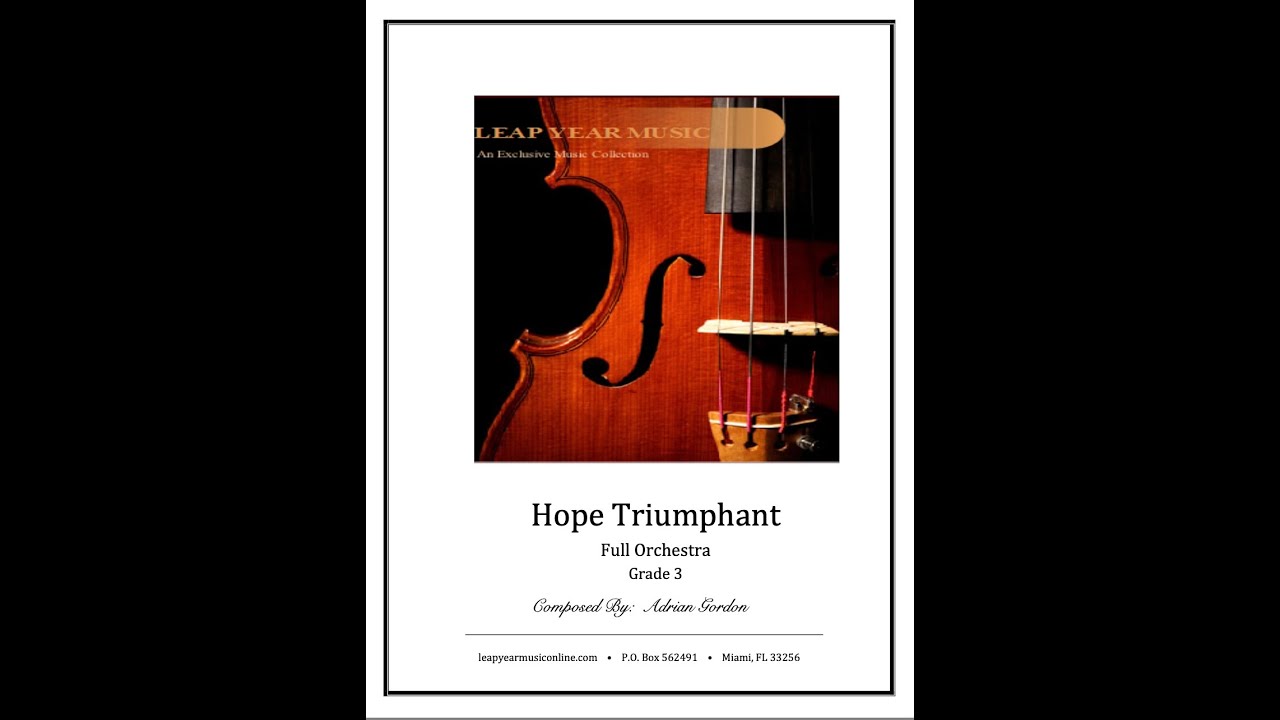 Hope Triumphant by Adrian Gordon - Score & Sound