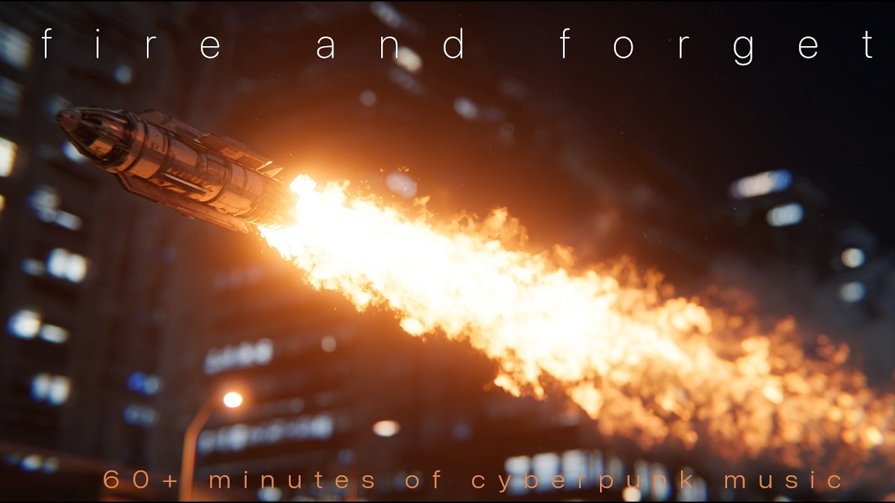 60+ minutes of cyberpunk music for work and focus