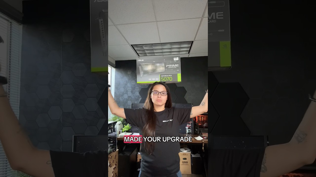 Time to upgrade to the #rtx5070! ⏳🔥 #gpuupgrade #pcgaming #custompc #tech #techtips
